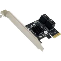 InLine Schnittstellenkarte, 4x SATA 6Gb/s, mit 4x SATA, PCIe