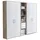 MID.YOU Office Edition Aktenschrank 212,9 x 33 x 185,6 cm weiß