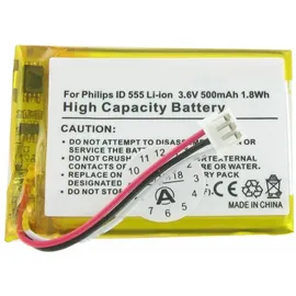 AccuCell Akku passend für den Akku PHILIPS ID 555 Akku SL-422943