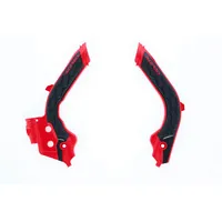 Acerbis X-Grip 2733451018 Rahmenschutz, Rot/Schwarz