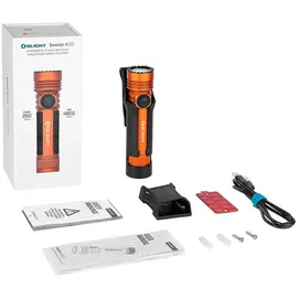 Olight Seeker 4 Pro Led-taschenlampe - Orange - 46000 Lumina