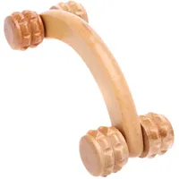 wangenping Massagerolle aus Holz, für, Rücken, Beine, Nacken Und Bauch