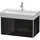 Duravit XSquare Waschtisch-Unterschrank XS416204040, 78,4x39,7x46cm, 2 Schubkästen, Schwarz Hochglanz