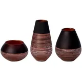Villeroy & Boch Manufacture Swirl Deko-Set 3-teilig