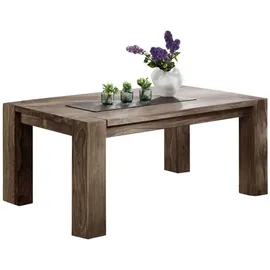 Massivmoebel24 Nature Grey 200 x 76 x 100 cm grau