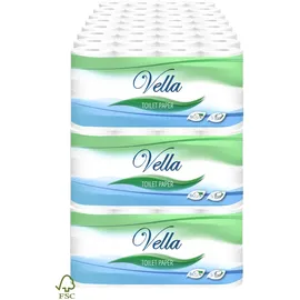 Vella Toilettenpapier 3-lagig 192 Rollen 150 Blatt