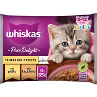 Mars Whiskas Pure Delight Junior Geflügel 4x85g Katzen, Snack