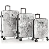 HEYS Black Camo Koffer-Set 3-tlg. grau/schwarz