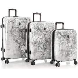 HEYS Black Camo Koffer-Set 3-tlg. grau/schwarz