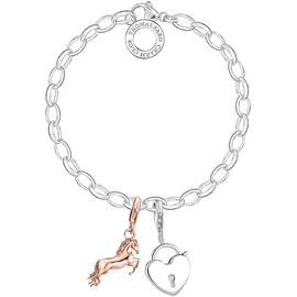 Thomas Sabo Charm-Armband Classic Klein in silber