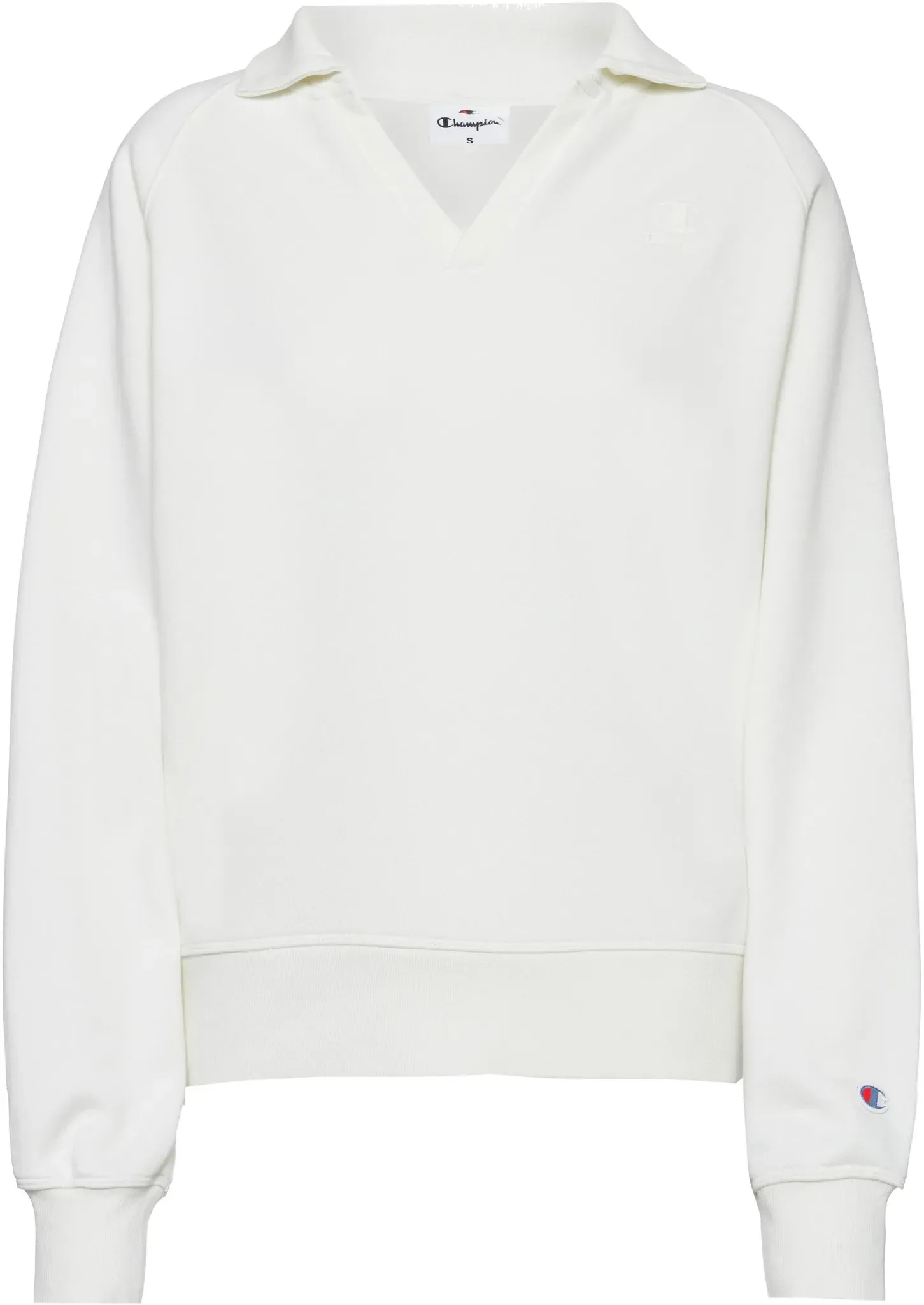 CHAMPION Icons Sweatshirt Damen in ivory white, Größe M - weiß