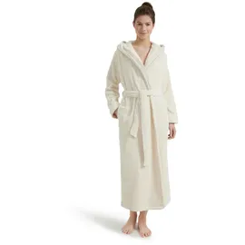 Möve Wellness Kapuzenmantel Bademäntel Weiss