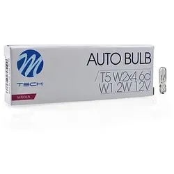 Glühlampe M-TECH W1.2W T5 W2x4.6d 1.2W 12V