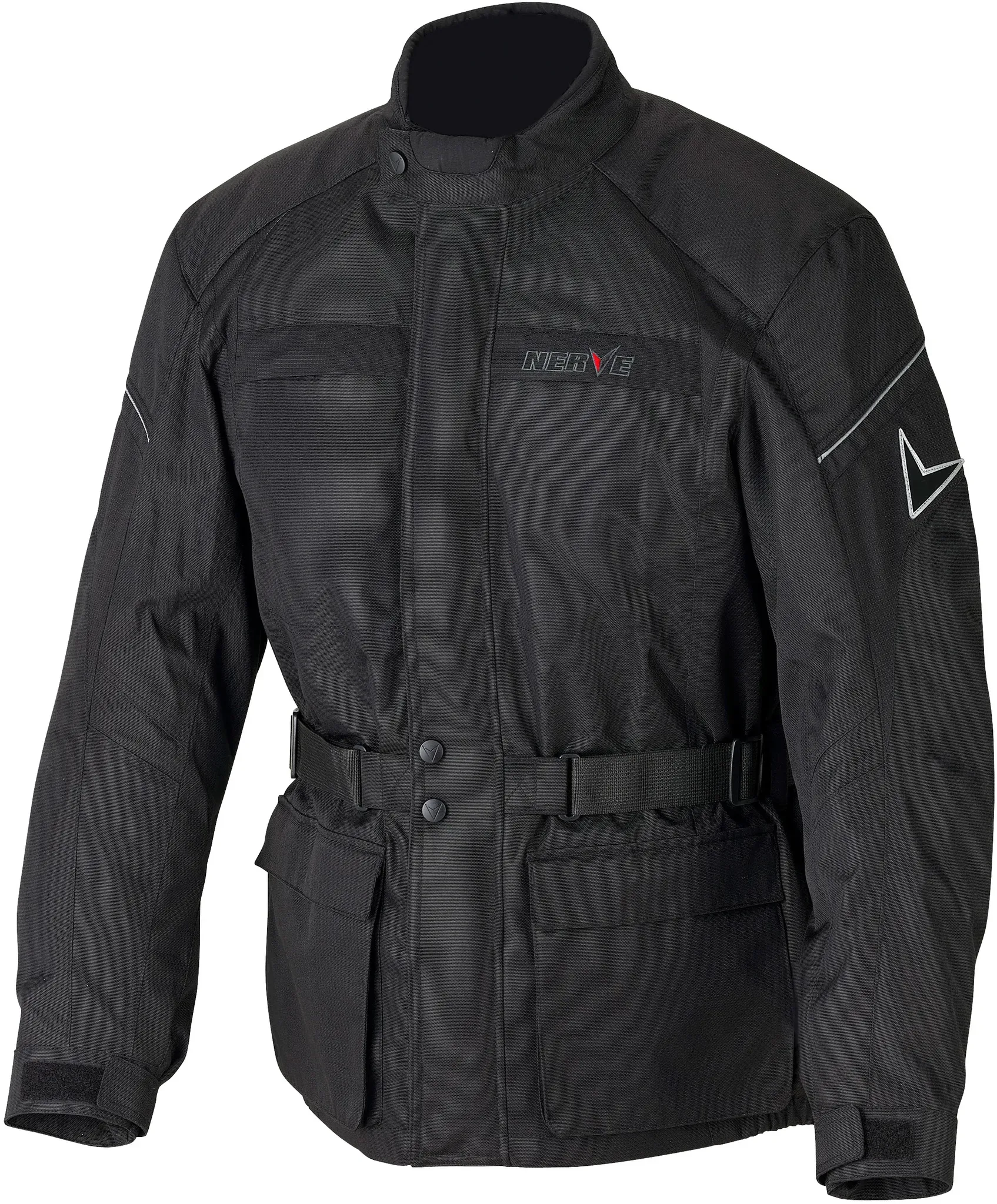 Tourenjacke NERVE "Smart" Gr. S, schwarz, Jacken, Herren, S, Obermaterial: 100% Polyester. Innenseite: 100% Polyester, Thermoinnenfutter / Weitenverstellung / Protektoren / Reflexmaterial