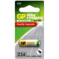 23A Alkaline ULTRA PLUS Rundzelle 12V Hochspannung, 1 Stück