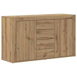 vidaXL Artisan-Eiche Sideboard 120 x 36 x 69 cm Braun Holzwerkstoff