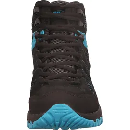 Brütting Mount Kapela High Damen Cross-Laufschuh, Schwarz/ Türkis, 39 EU