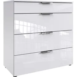 Schubkastenkommode WIMEX "level36 D by fresh to go", weiß (korpus weiß, front lack weiß), B:81cm H:84cm T:41cm, Spanplatte, Sideboards, mit soft-close Funktion und Lackfronten, 4 Schubladen, Kommode hoch