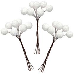 Künstliche, schneebedeckte Beeren (pro Set 70) Bastelmaterial