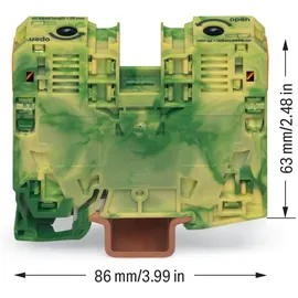 WAGO GmbH& Co. KG Schutzleiterklemme 6-35qmm grün-gelb 285-137