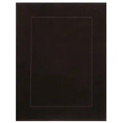 Betz 10 Stück Badvorleger Badematte PREMIUM 100% Baumwolle Größe 50x70 cm Qualität 650g/m2 Farbe dunkelbraun