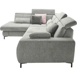 Set One by Musterring Ecksofa »SO 3400 Sitzhöhe 47cm oder 49cm, Sitztiefe verstellbar, B/T 317/220 cm« Kaltschaumpolsterung, Flachgewebe, whlw. mit Funktionen, Sitzhöhe 47