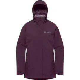 Jack Wolfskin Rotwand 3in1 Jacke midnight plum XS