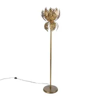 QAZQA Vintage Stehlampe Gold - Botanica Simplo