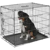 Kerbl Tiertransportbox 76 x 54 x 64 cm Schwarz