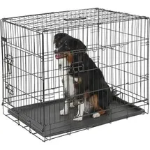 Kerbl Tiertransportbox 76 x 54 x 64 cm Schwarz