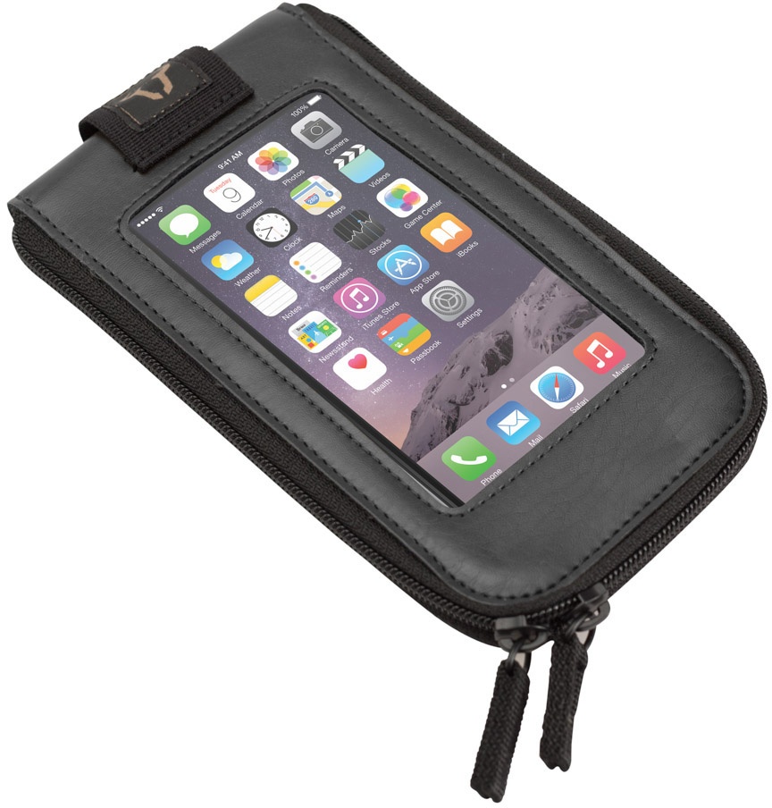 SW-Motech Legend Gear Smartphone-Tasche LA3 - Black Edition - Zusatztasche. Touch-kompatibel. Display bis 5,5"., schwarz