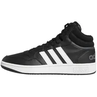adidas Hoops 3.0 Mid Core Black / Cloud White / Grey Six 44