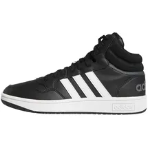adidas Hoops 3.0 Mid Core Black / Cloud White / Grey Six 44