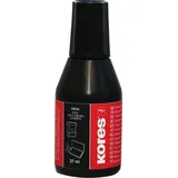 KORES Stempelfarbe Inhalt: 27 ml, schwarz