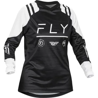 FLY RACING Longsleeve MX-Jersey F-16 schwarz L