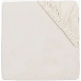 jollein Spannbettlaken Jersey-Baumwolle 70 x 140 - 75 x 150 cm beige