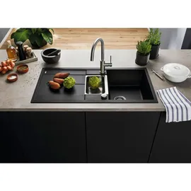 Blanco Metra 6 S vulkangrau + Excenterbetätigung