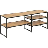 Actona Seaford Lowboard 120x46x33 cm Schwarz/Wildeiche Holzwerkstoff