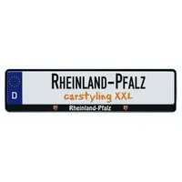 carstyling XXL Kennzeichenhalter Rheinland-Pfalz