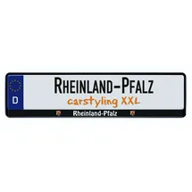 carstyling XXL Kennzeichenhalter Rheinland-Pfalz