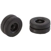 faller® Faller 2 Kompletträder (Zwillingsbereifung) Reifen und Oldtimer-LKW