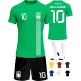 Deutschland Trikot Kinder Herren Damen WM 2026 Fussball Geschenke Jungen Coole Sachen für Jungs Fußball Trainingsanzug Tshirt EM Shirt geschenk junge 10 jahre Fußballtrikot Mädchen Set IIIII20Fo7IIIII - 134