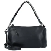 Seidenfelt Manufaktur Aminne Schultertasche Polyurethan Black/Silver