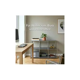 Floordirekt Concept Epure MK-018 Standregal 116 x 40 x 82 cm Grau