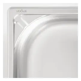 Vogue Strapazierfähiger GN-Behälter 1/1, Edelstahl, 100mm