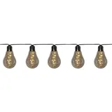 Star Trading 476-32 LED-Lichterkette "Glow" 10-teilig, Rauchglas,