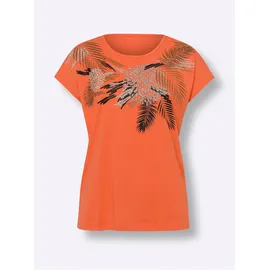 Classic Basics Sieh an! Kurzarm-Shirt in orange-cognac | Gr.: 38