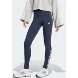 Adidas Essentials HIGH-WAISTED LOGO LEGGINGS Legend Ink / White XS