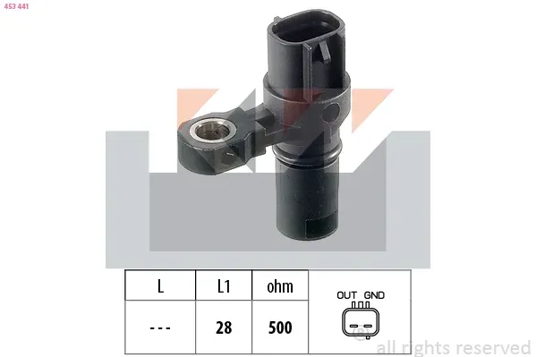 KW Drehzahlsensor, Automatikgetriebe 453441 für Opel HOLDEN Suzuki KIA
