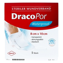Dracopor waterproof Wundverband steril 8x10cm